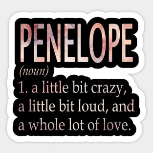 Penelope Girl Name Definition Sticker